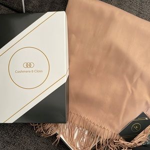 Brand New Beige/Khaki Cashmere Scarf